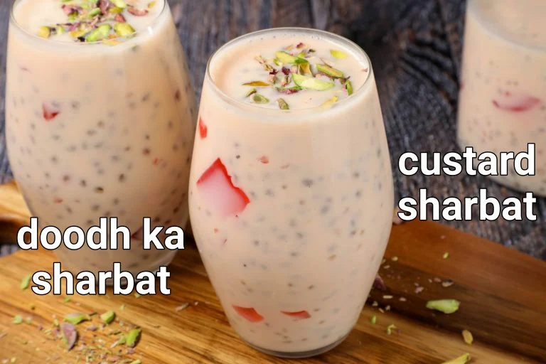 Custard Sarbath Recipe | Doodh Ka Sharbath – Street Style cover