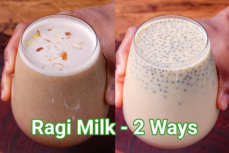 Ragi Milk Recipe | Healthy Ragi Juice 2 Ways Summer Drinks cover