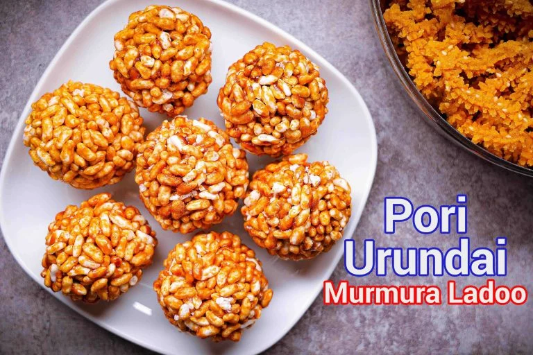 Pori Urundai Recipe | Murmura Laddu cover