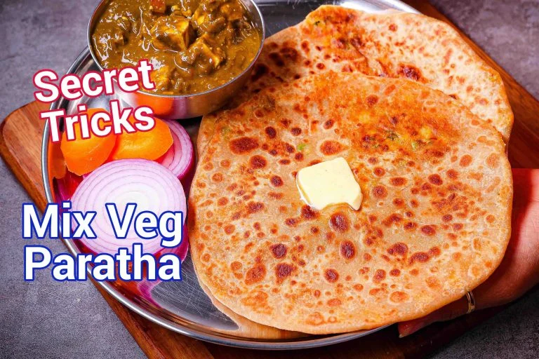 Mix Veg Paratha Recipe | Dhaba Style Mix Vegetable Paratha cover